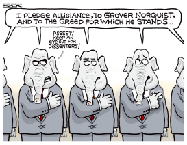 GREEDY NORQUIST by Steve Sack