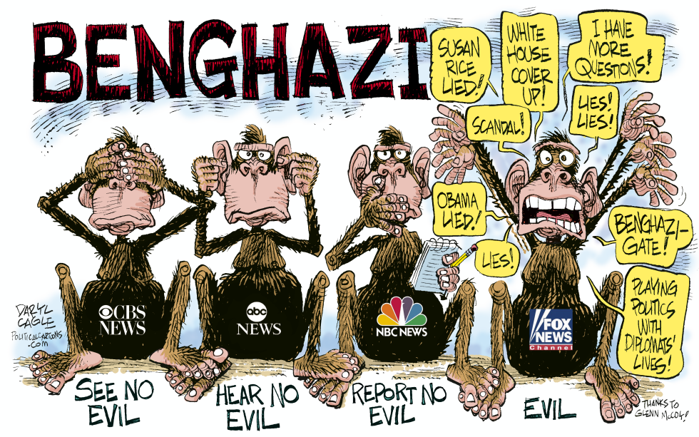  BENGHAZI MONKEYS by Daryl Cagle