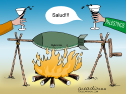 PALESTINOS CELEBRAN by Arcadio Esquivel