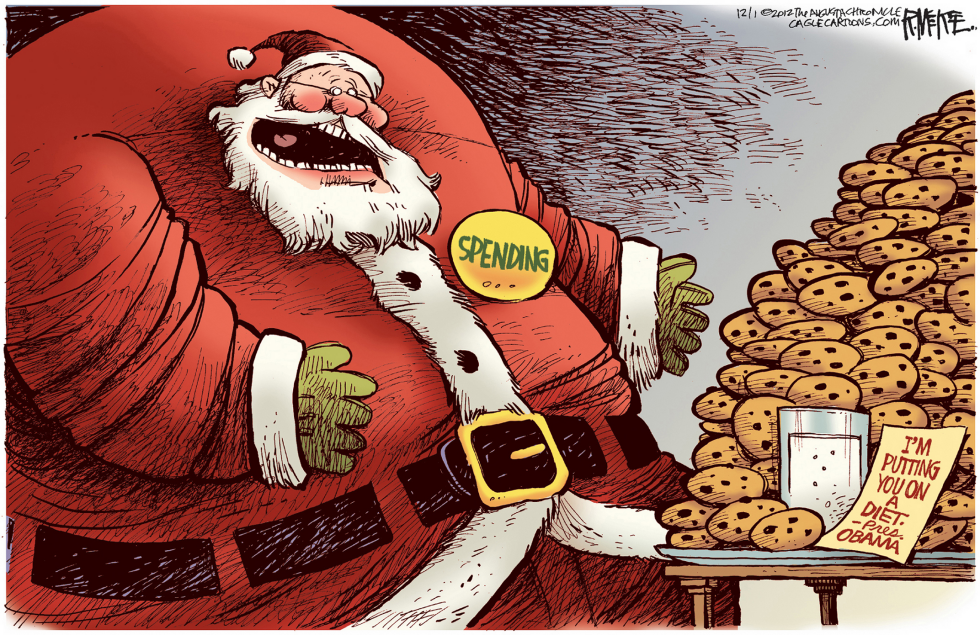  SPENDING SANTA DIET by Rick McKee