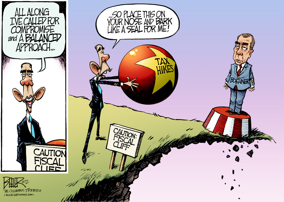  FISCAL CLIFF COMPROMISE by Nate Beeler