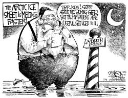 NORTH POLE MELTING by John Darkow