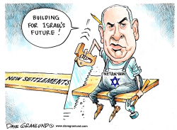 ISRAEL AND SETTLEMENTS by Dave Granlund