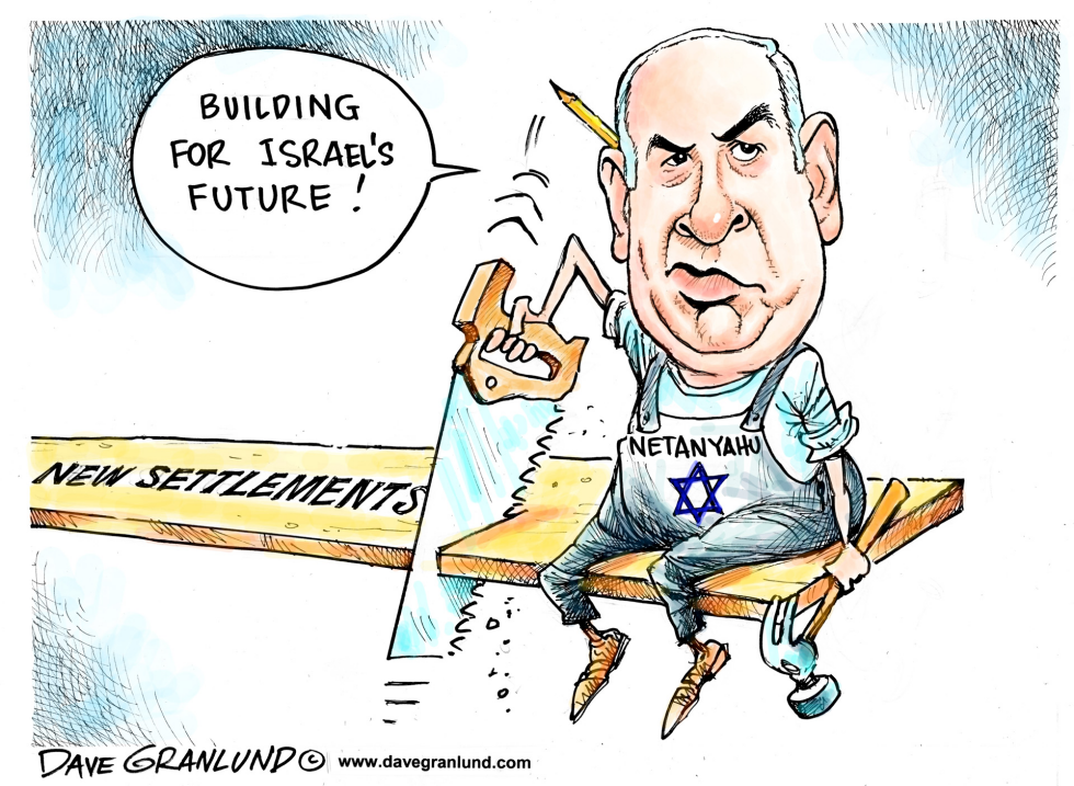  ISRAEL AND SETTLEMENTS by Dave Granlund