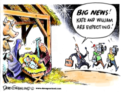 WILLIAM AND KATE EXPECTING by Dave Granlund