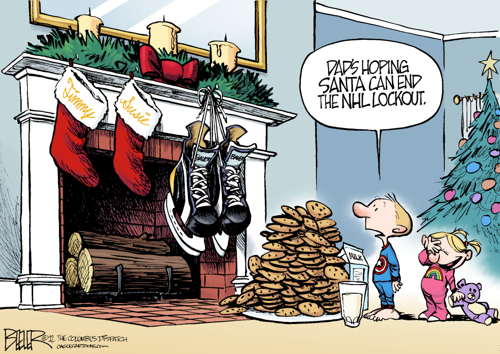  A VERY HOCKEY CHRISTMAS by Nate Beeler