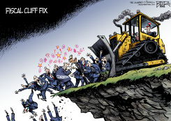 FISCAL CLIFF PROPOSAL by Nate Beeler