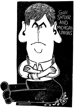 GOV RICK SNYDER by Randall Enos