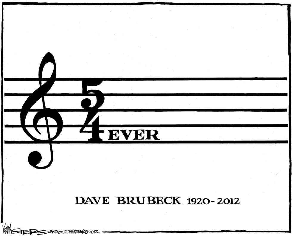  DAVE BRUBECK by Kevin Siers