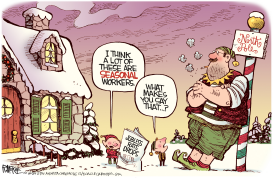 SEASONAL WORKERS by Rick McKee