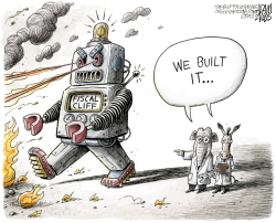 MANUFACTURED CRISIS by Adam Zyglis