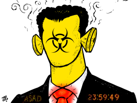 BASHAR THE CHEMICAL  by Emad Hajjaj