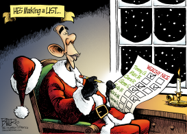 OBAMA CLAUS by Nate Beeler