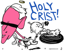 CRIST LEAVES GOP by Randall Enos