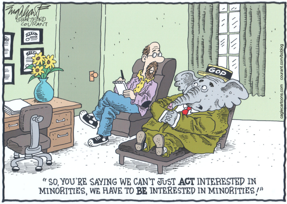  REPUBLICANS TRYING TO CHANGE by Bob Englehart