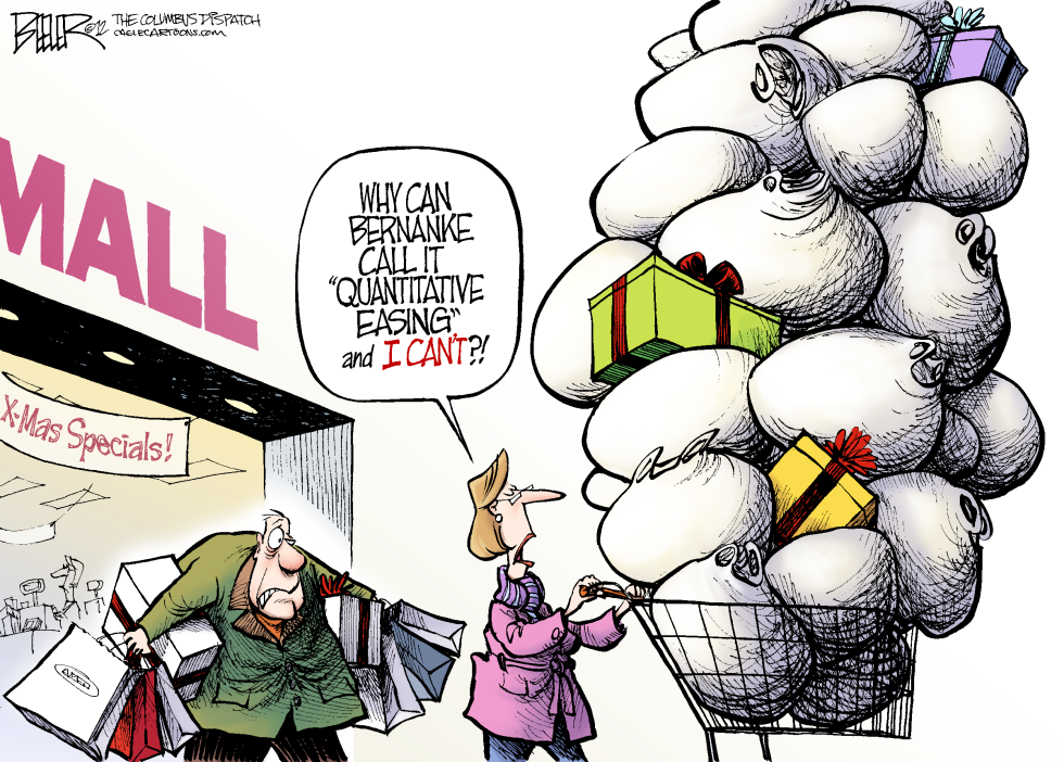  FED SHOPPING SPREE by Nate Beeler