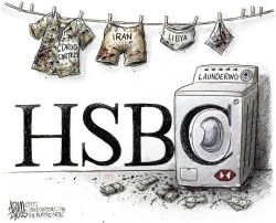 HSBC BANK by Adam Zyglis