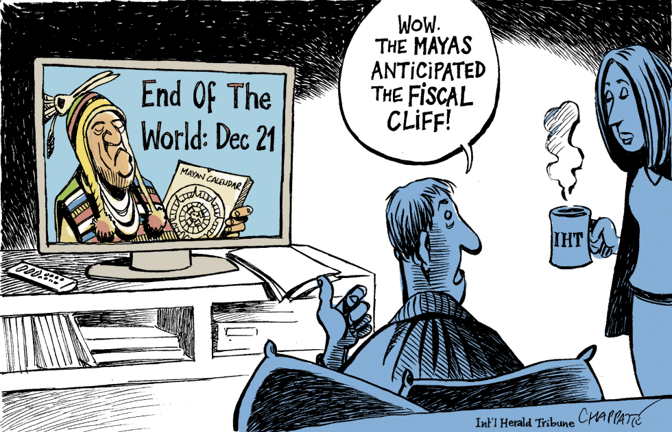  BUDGET ARMAGEDDON IS NEARING by Patrick Chappatte