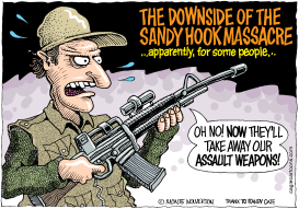 THE DOWNSIDE OF SANDY HOOK by Wolverton