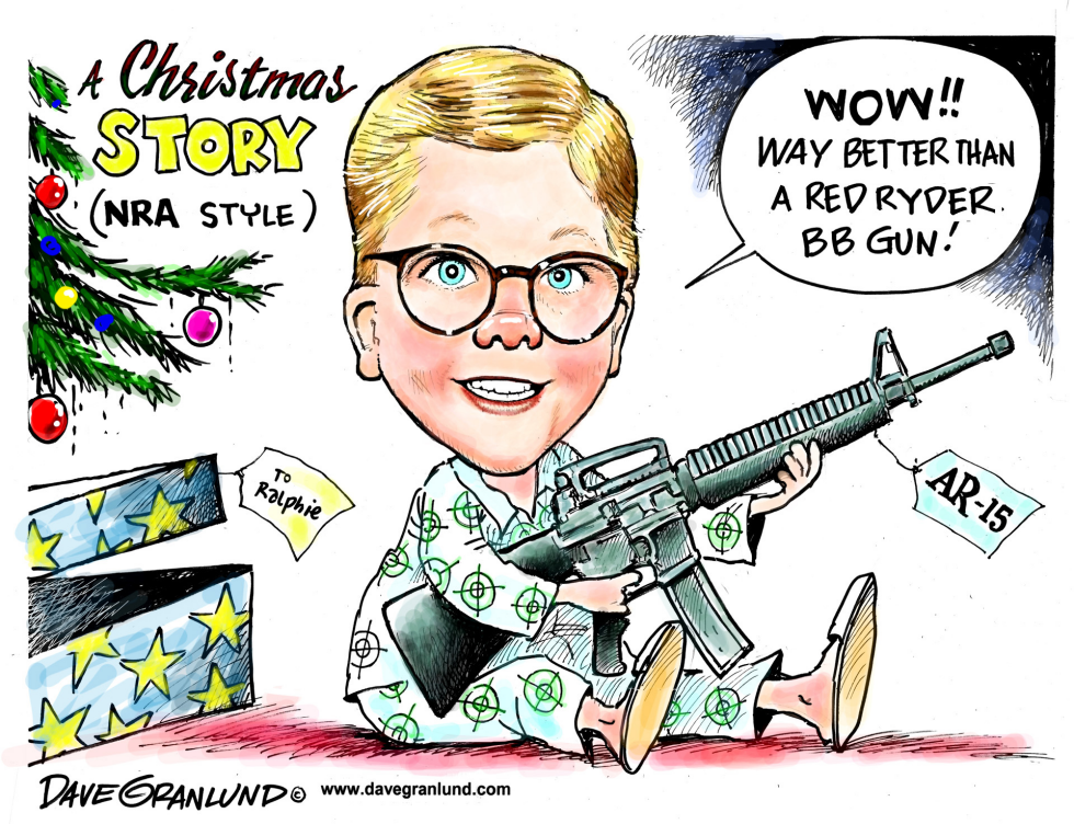  NRA CHRISTMAS STORY by Dave Granlund