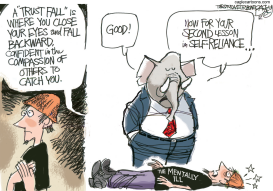 MENTAL HEALTH CARE by Pat Bagley