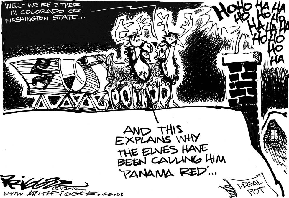  PANAMA CLAUS by Milt Priggee