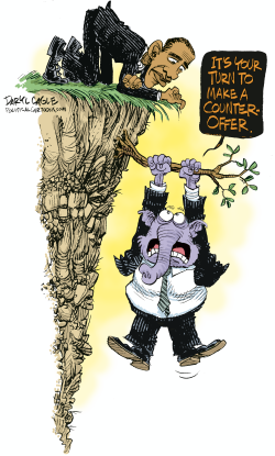 FISCAL CLIFF COUNTER-OFFER by Daryl Cagle