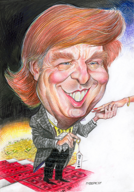 DONALD TRUMP by Petar Pismestrovic