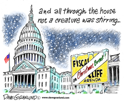 FISCAL CLIFF CHRISTMAS BREAK by Dave Granlund