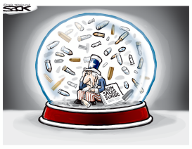 GUN SALES SURGE by Steve Sack