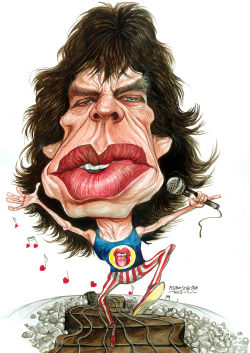 MICK JAGGER by Petar Pismestrovic