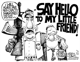 NRA'S LITTLE FRIEND by John Darkow