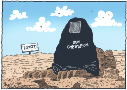 EGYPT'S CONSTITUTION -  by Bob Englehart