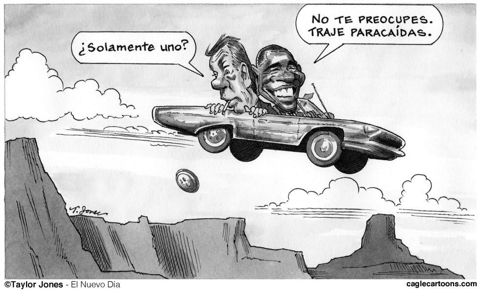  OBAMA Y BOEHNER - THELMA Y LOUISE  by Taylor Jones