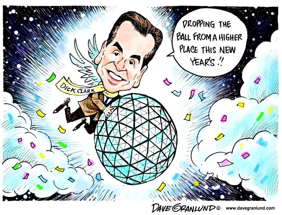  NEW YEAR BALL DROP by Dave Granlund