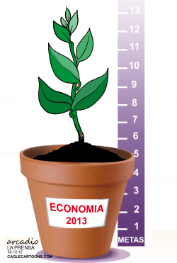 CRECER ECONóMICAMENTE EN EL 2013 by Arcadio Esquivel