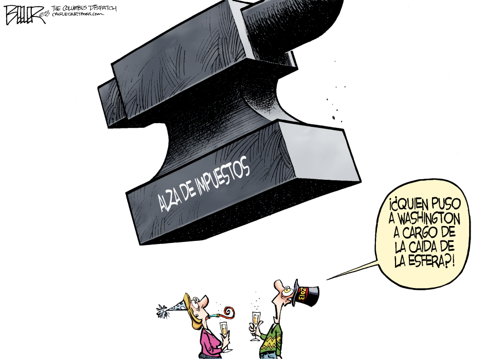  LA ESFERA CAYENDO by Nate Beeler