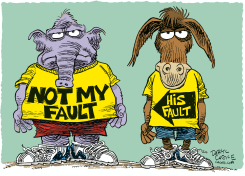 NOT MY FAULT by Daryl Cagle