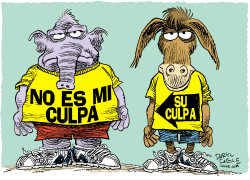 NO ES MI CULPA by Daryl Cagle