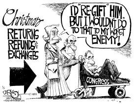 RE-GIFTING CONGRESS by John Darkow