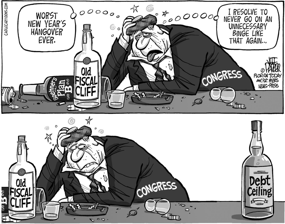  FISCAL CLIFF HANGOVER by Jeff Parker