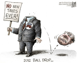 2012 BALL DROP by Adam Zyglis