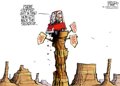 FISCAL CLIFFHANGER by Nate Beeler