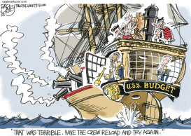 MUTINY ON THE BUDGET -  by Pat Bagley