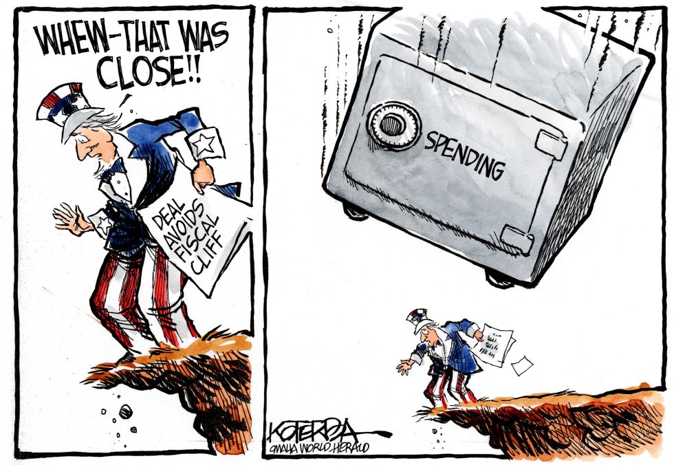  FISCAL CLIFF DEAL by Jeff Koterba