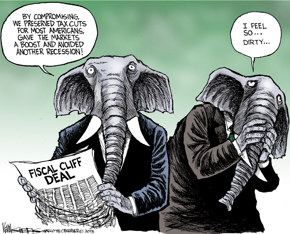  FISCAL CLIFF DEAL by Kevin Siers