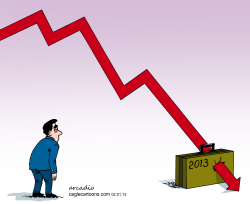 LA LLEGADA DEL 2013 Y LA ECONOMíA by Arcadio Esquivel