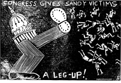 CONGRESS AND SANDY VICTIMS by Randall Enos