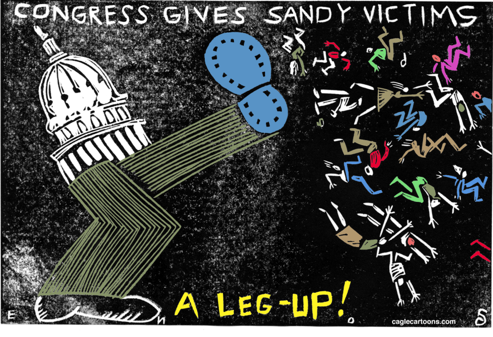  CONGRESS AND SANDY VICTIMS -  by Randall Enos