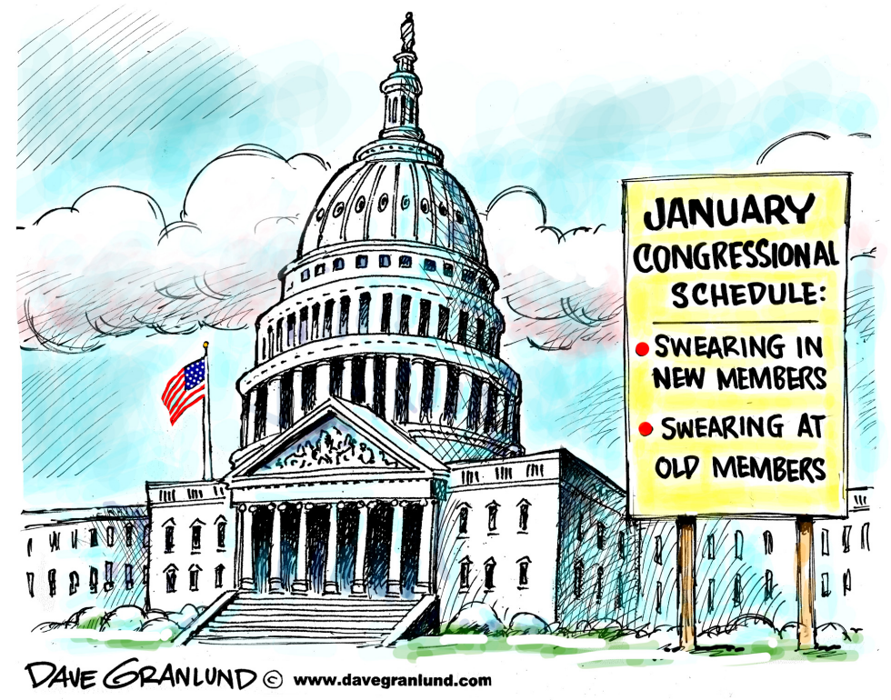  CONGRESS SWEARING IN by Dave Granlund